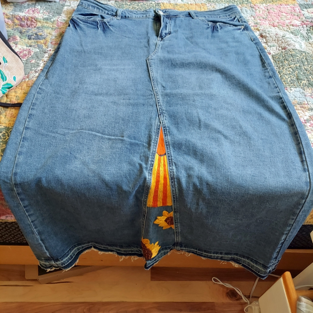 Denim Blue Skirt